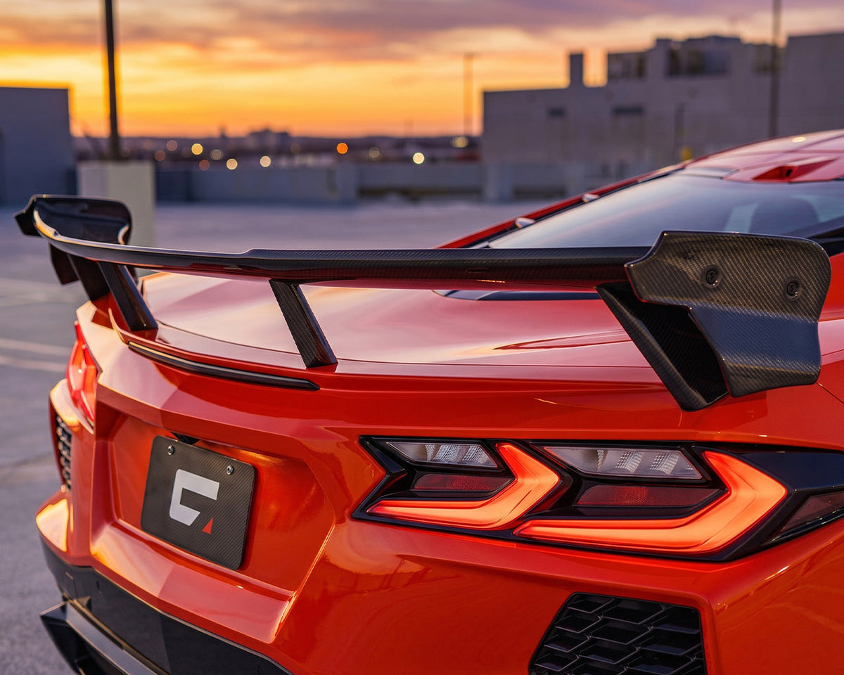 2020+ Corvette C8 Performance High Wing Spoiler (OEM Z51 / 5VM Style) image 3