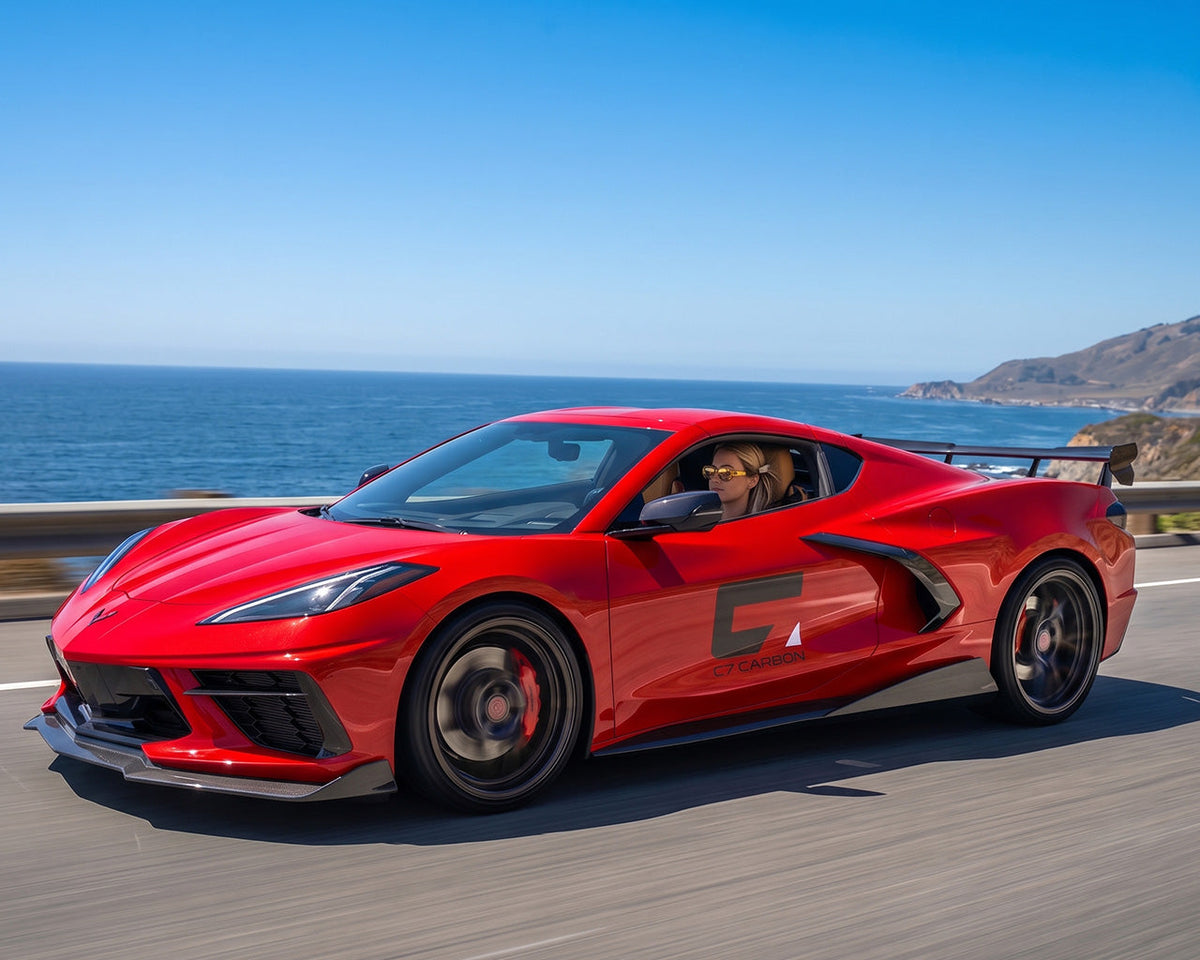 2020+ Corvette C8 Performance High Wing Spoiler (OEM Z51 / 5VM Style) image 4