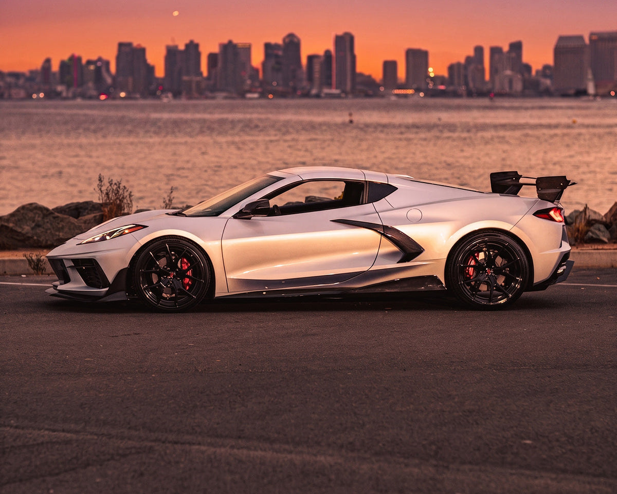 2020+ Corvette C8 Race Edition Carbon Fiber Rear Wing Spoiler image 2