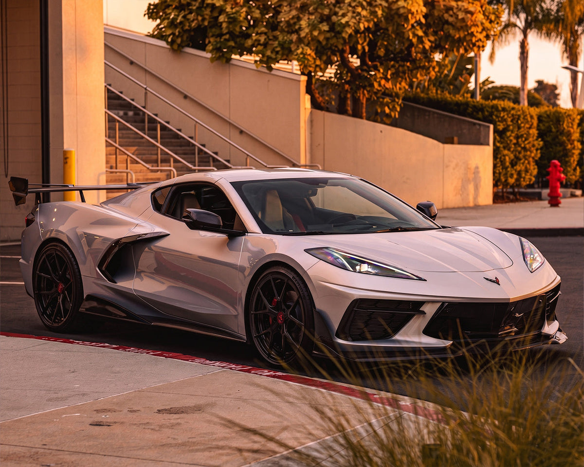 2020+ Corvette C8 Race Edition Carbon Fiber Rear Wing Spoiler image 4