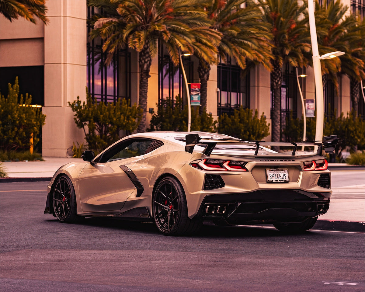 2020+ Corvette C8 Race Edition Carbon Fiber Rear Wing Spoiler image 5