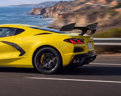 2020+ Corvette C8 Stingray ZR1-Style Carbon Fiber Rear Wing Spoiler image 5