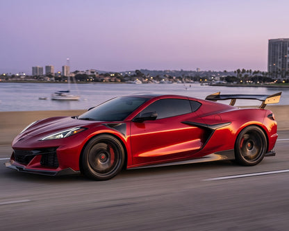 Corvette C8 Z06, E-Ray, Grand Sport & ZR1 (2023+) Carbon Fiber Side Skirts | Legacy Edition GT3-Inspired image 3