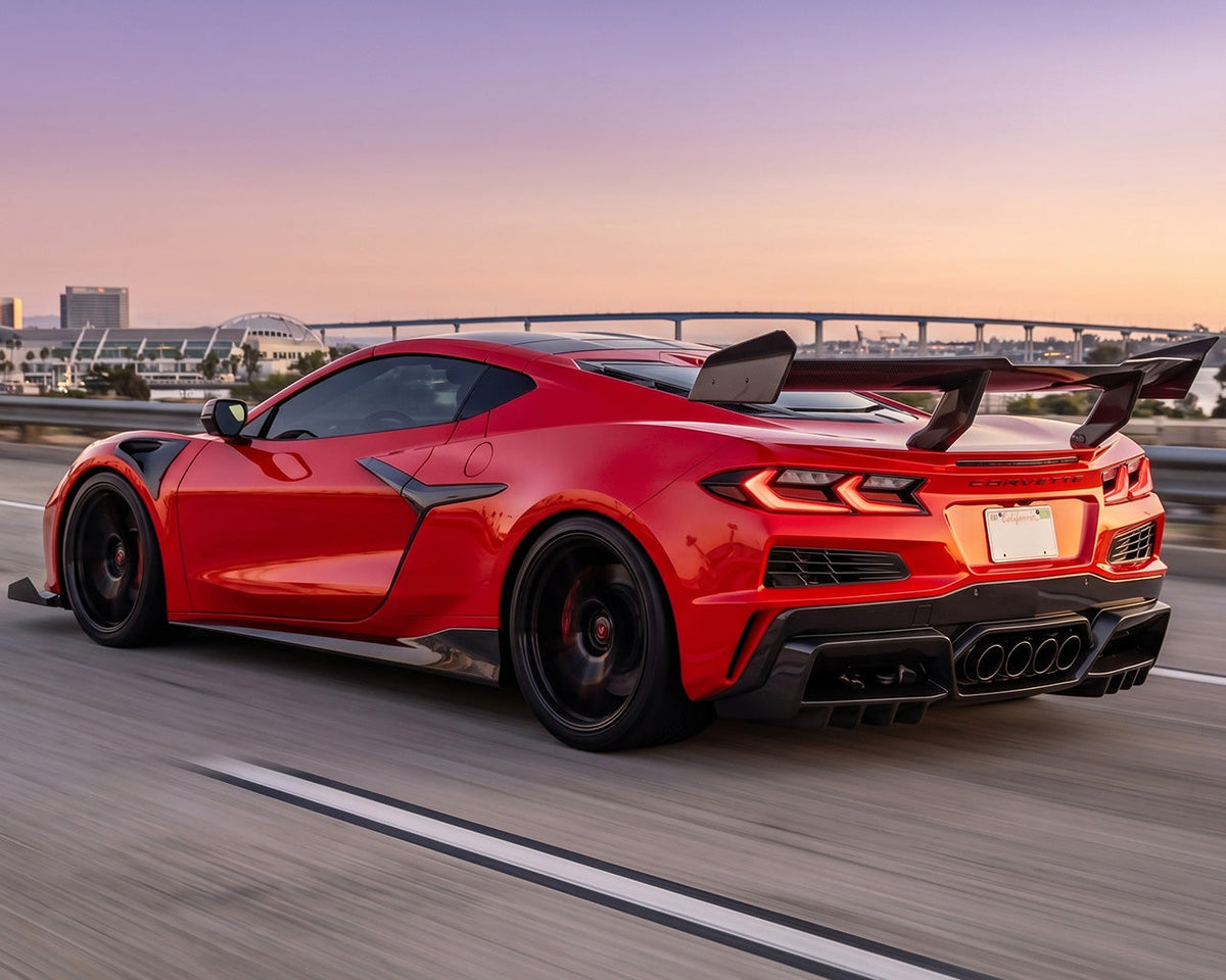 Corvette C8 Z06, E-Ray, Grand Sport & ZR1 (2023+) Carbon Fiber Side Skirts | Legacy Edition GT3-Inspired image 1