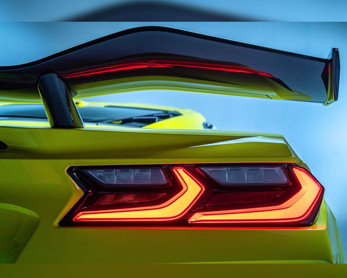 High Wing Spoiler | Corvette C8 Z06 2023+ | Z07 Performance Carbon Fiber image 3