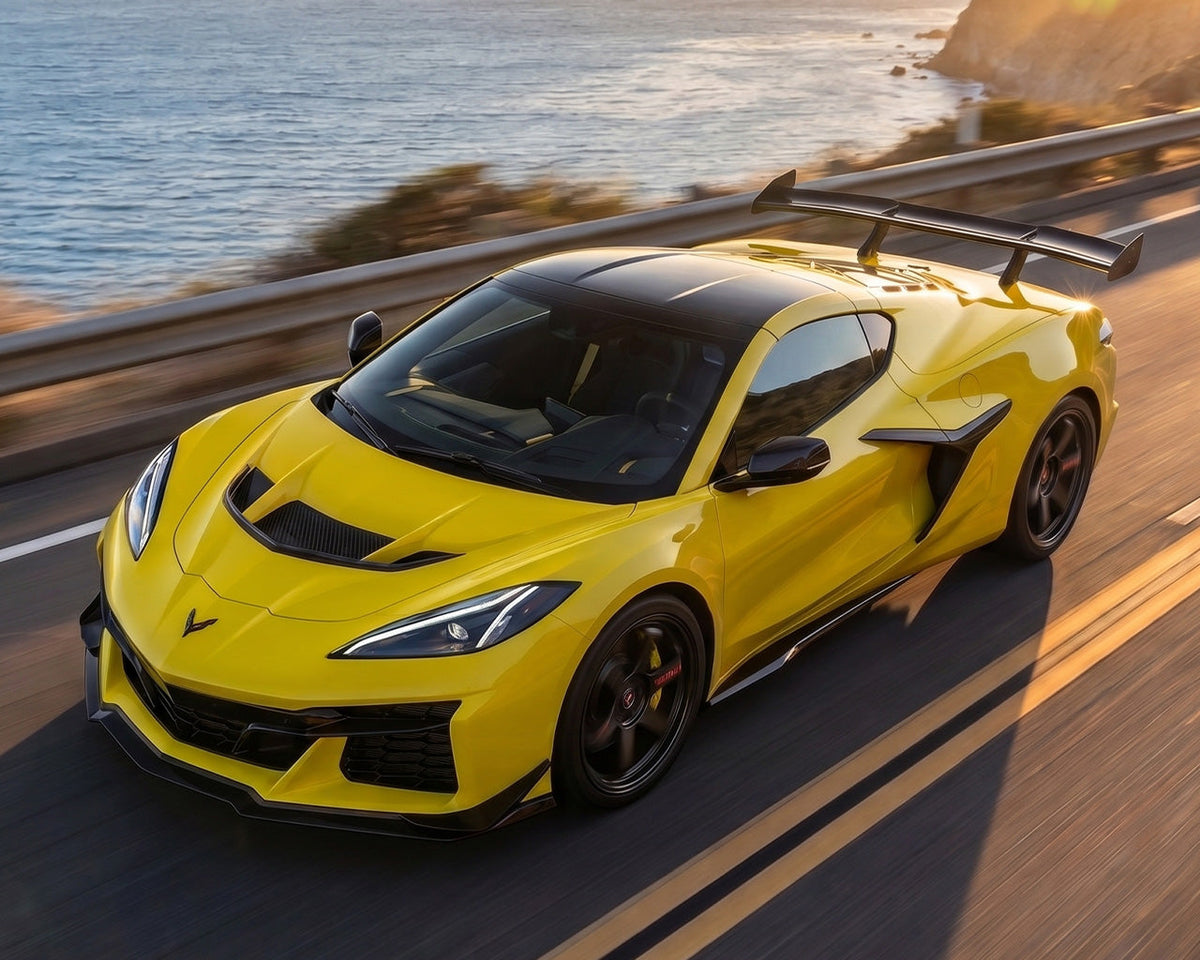 2023+ Corvette C8 Z06 / E-Ray / Grand Sport / ZR1 Carbon Fiber Rear Spoiler image 5