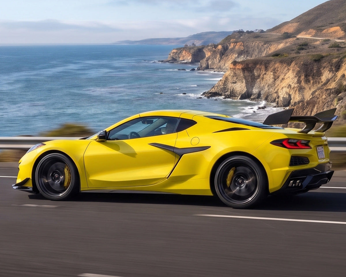 2023+ Corvette C8 Z06 / E-Ray / Grand Sport / ZR1 Carbon Fiber Rear Spoiler image 2