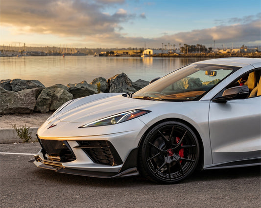 C8 Corvette Race Edition Stage 2 Front Splitter Lip image 1