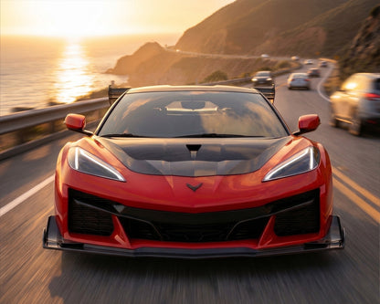 Corvette C8 Track Spec Functional S Duct Hood Package image 2