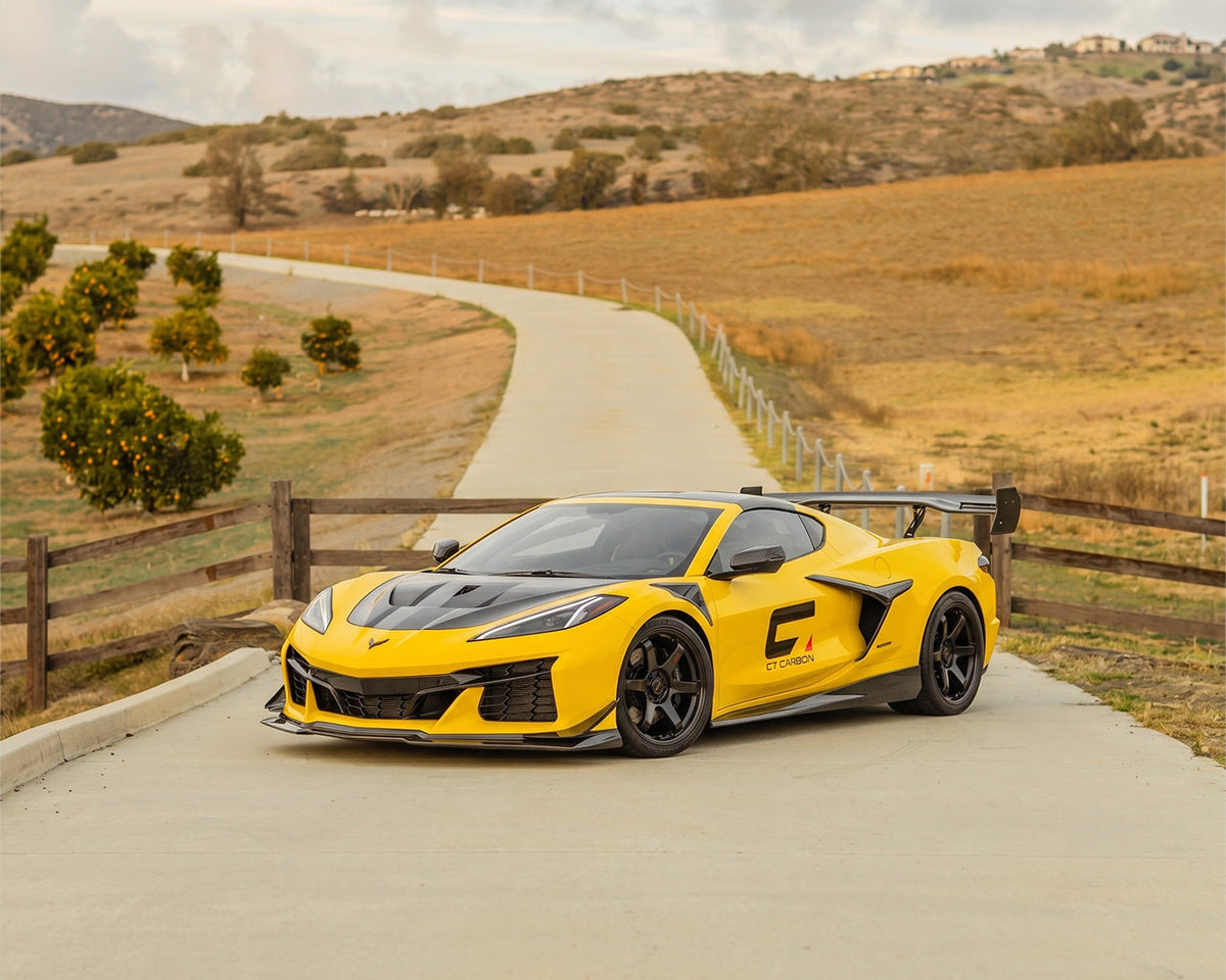 Corvette C8 Track Spec Functional S Duct Hood Package image 3