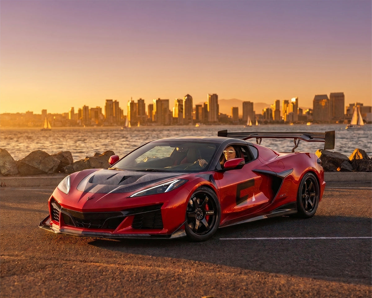 Corvette C8 Track Spec Functional S Duct Hood Package image 6