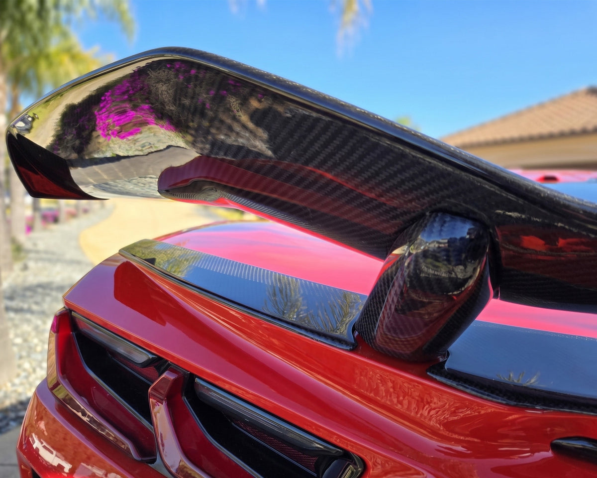 Rear Bumper Hole Covers | Corvette C8 Z06 (2023-2025) | Z07 High Wing Conversion image 2