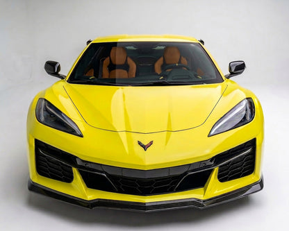 C8 Corvette Z06 Z07 Style 3-Piece Front Splitter (No Slots) 2023+ image 4