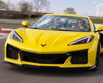 C8 Corvette Z06 Z07 Style 3-Piece Front Splitter (No Slots) 2023+ image 5
