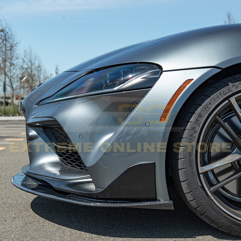 2020-Up Toyota Supra A90 Front Splitter & Side Skirts image 10
