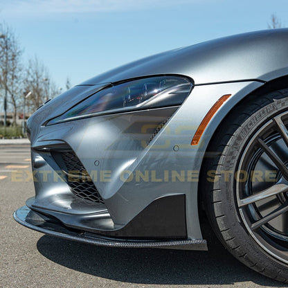2020-Up Toyota Supra A90 Front Splitter & Side Skirts image 10