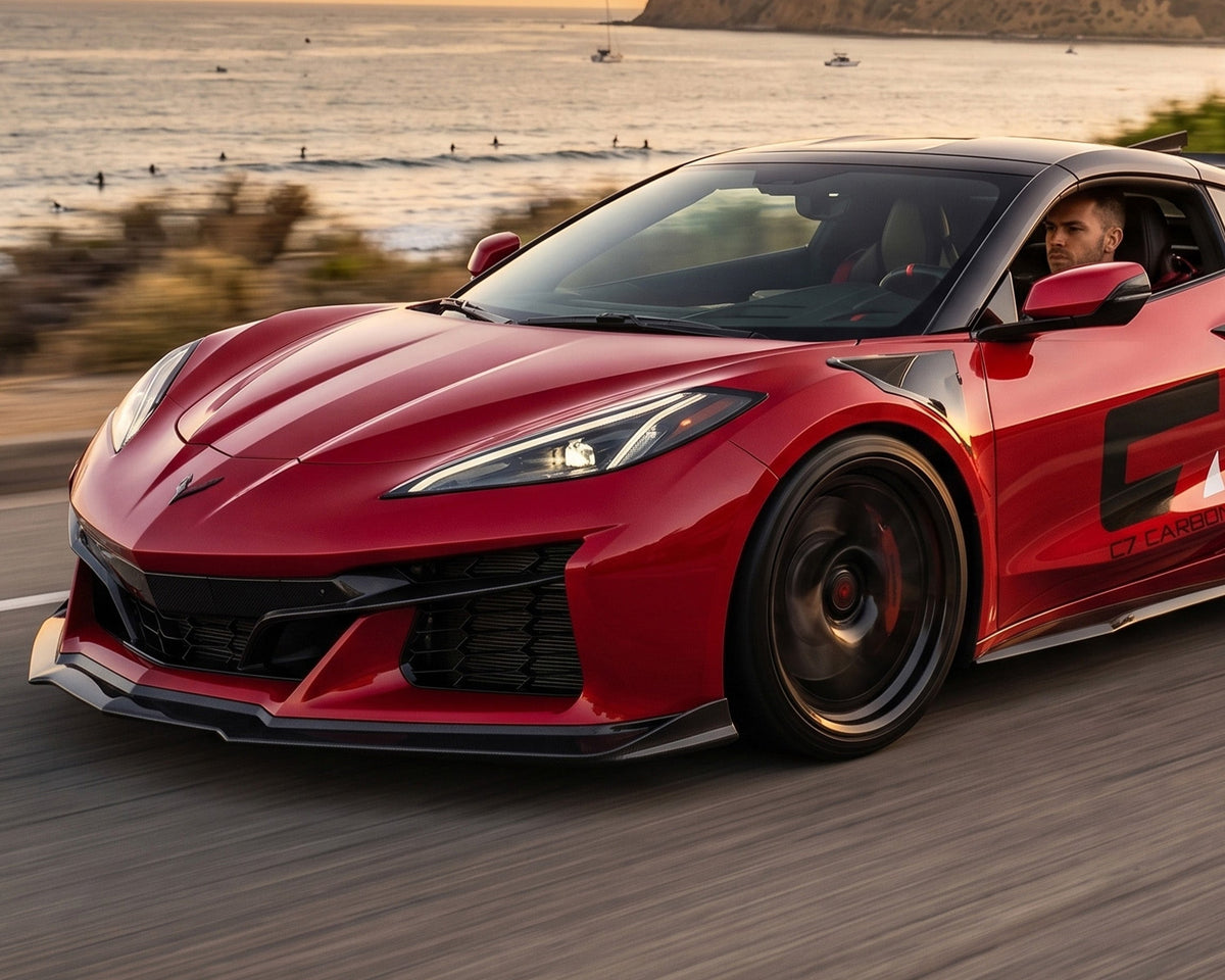 C8 Corvette Z06 / E-Ray / GS / ZR1 Carbon Fiber Front Fender Vents image 2