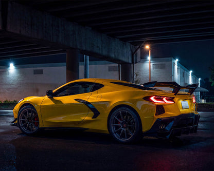 Chassis Mounted Rear Wing | Corvette C8 Stingray/Z51 (2020-2025) | Z06 Style Without Duckbill image 3