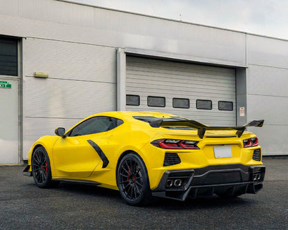 Chassis Mounted Rear Wing | Corvette C8 Stingray/Z51 (2020-2025) | Z06 Style Without Duckbill image 5