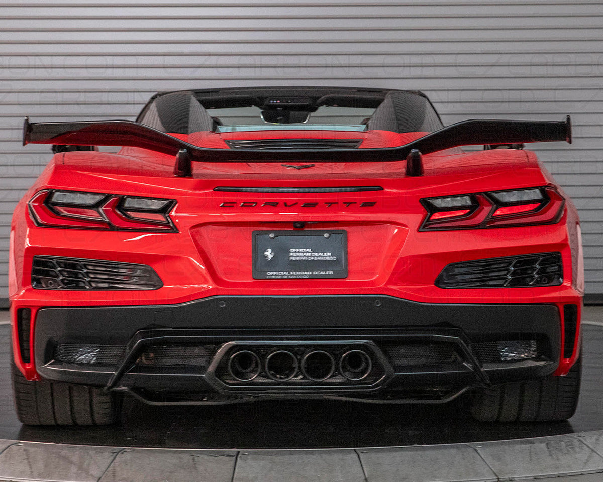 High Wing Spoiler | Corvette C8 Z06 2023+ | Z07 Performance Carbon Fiber image 8