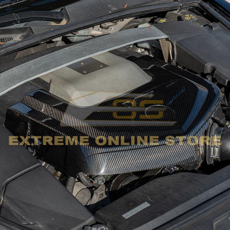 2009-15 Cadillac CTS-V Dry Carbon Fiber Front Engine Cover image 3