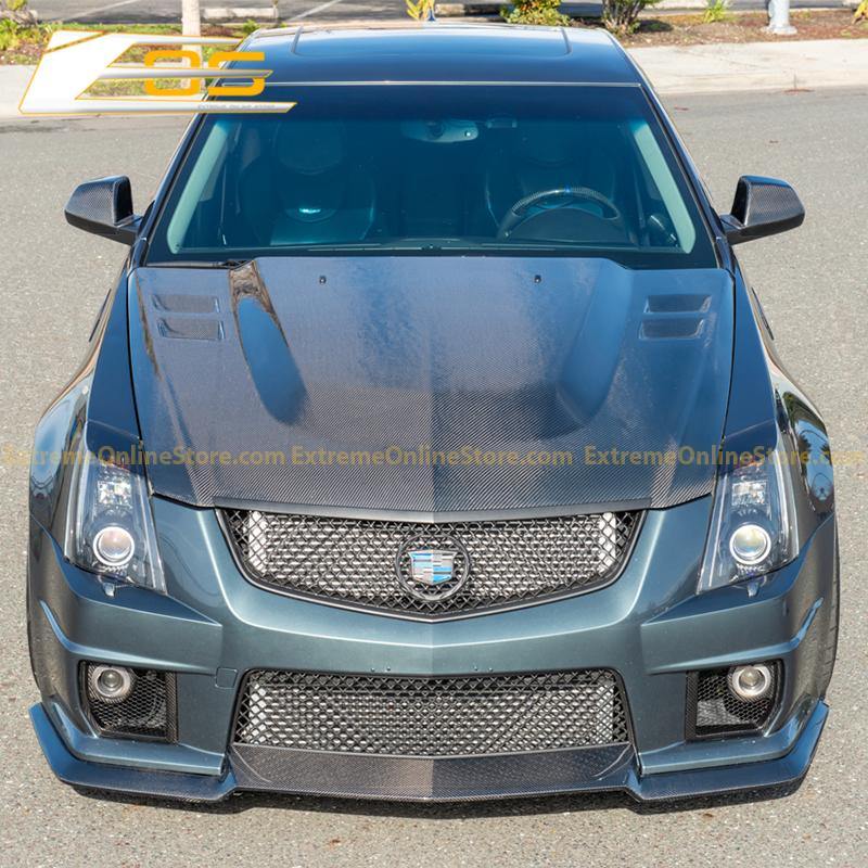 2009-15 Cadillac CTS-V Front Splitter Lip image 12