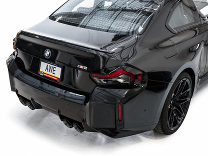 AWE Track Edition Exhaust for BMW G87 M2 - Diamond Black Tips image 7
