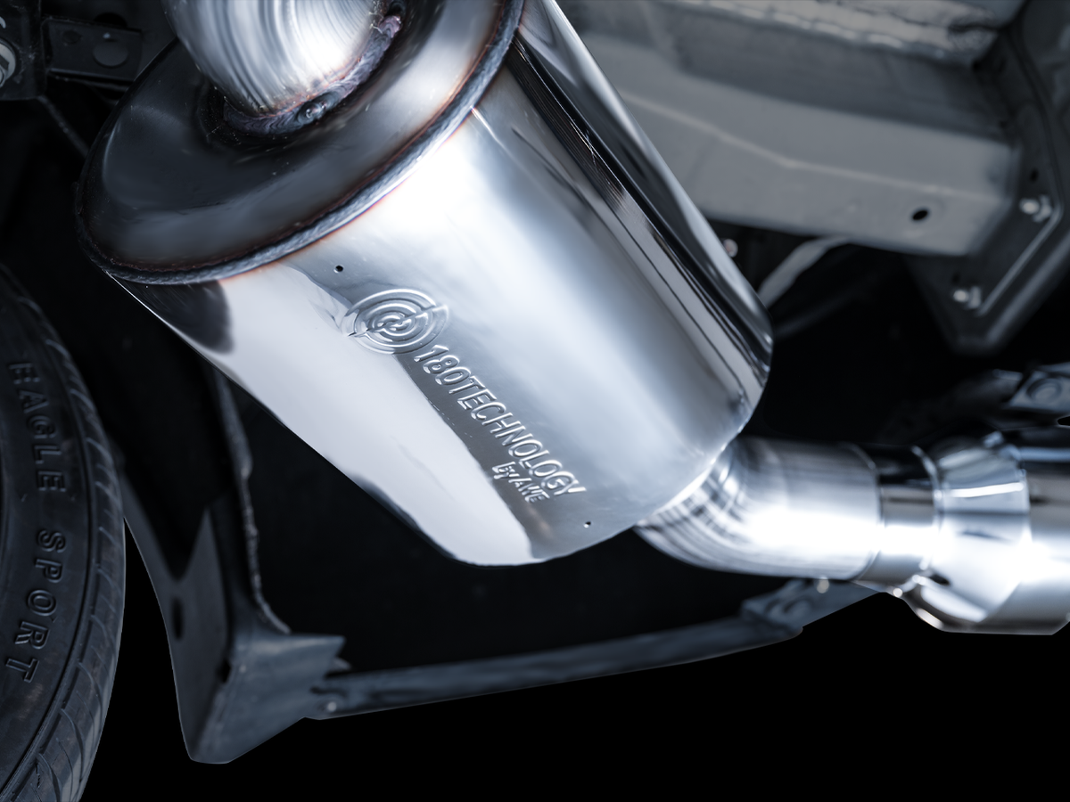 AWE Touring Edition Exhaust for FE1 Civic Si/DE4 Acura Integra - Chrome Silver Tips image 7