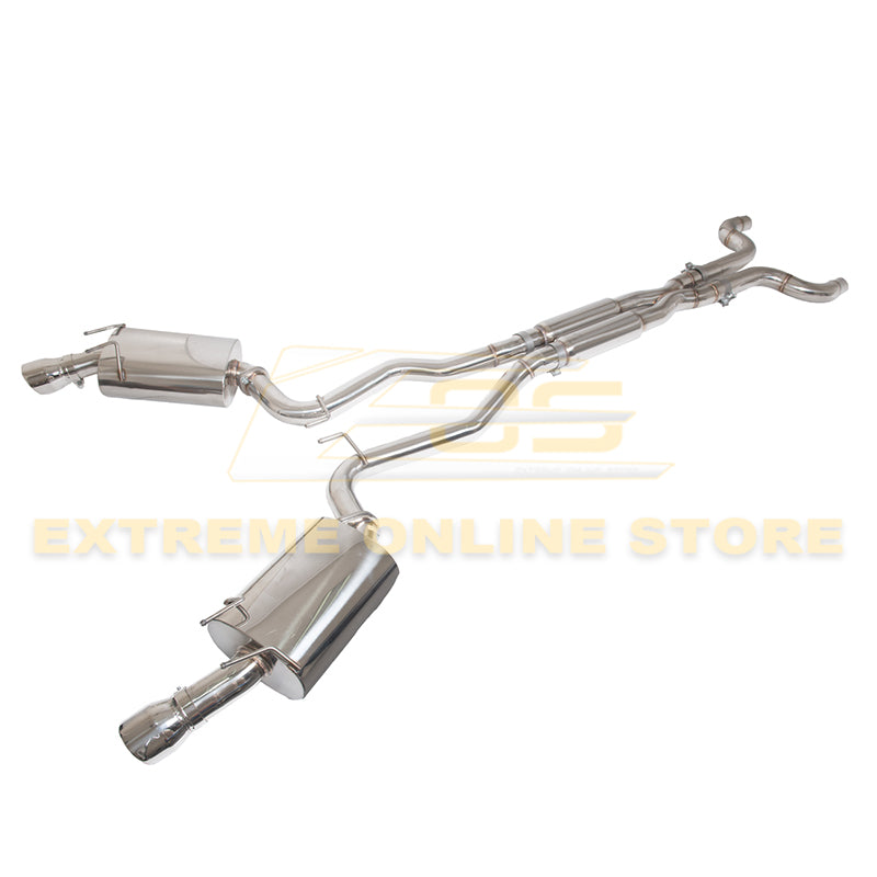 2010-15 Chevrolet Camaro Slant-Cut Cat Back Full Exhaust System image 1