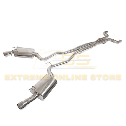 2010-15 Chevrolet Camaro Slant-Cut Cat Back Full Exhaust System image 1