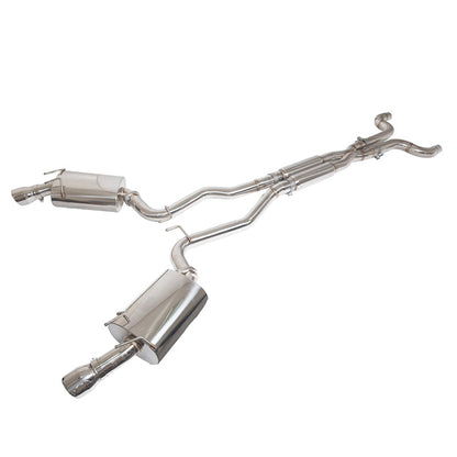 2010-15 Chevrolet Camaro Slant-Cut Cat Back Full Exhaust System image 2
