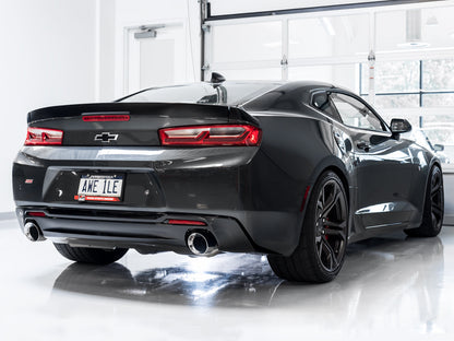 AWE Touring Edition Axle-back Exhaust for Gen6 Camaro SS / LT1 - Chrome Silver Tips (Dual Outlet) image 2