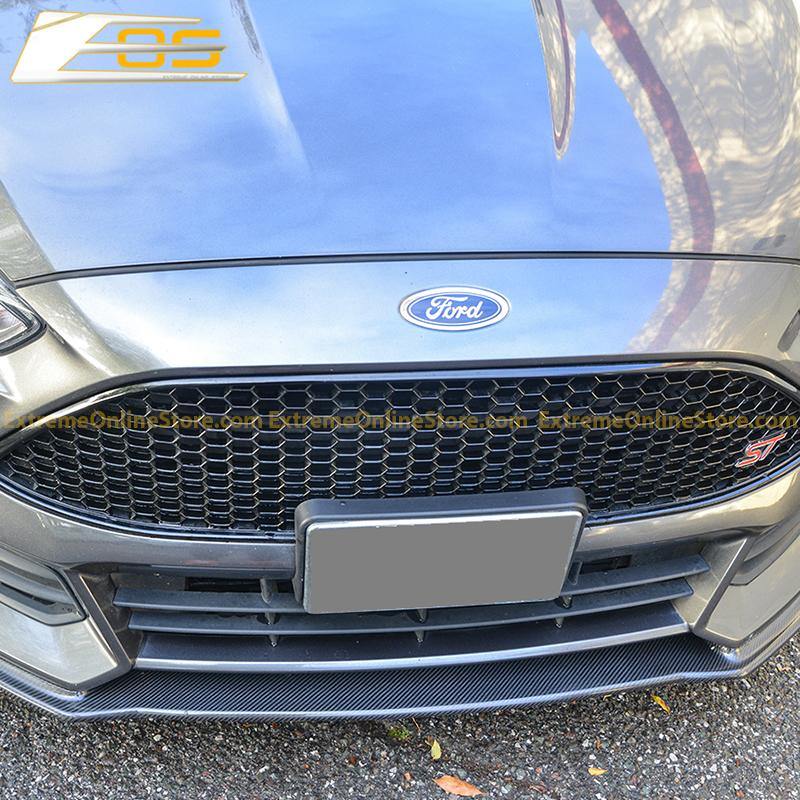 2015-Up Ford Focus ST Carbon Fiber Front Splitter Lip image 7