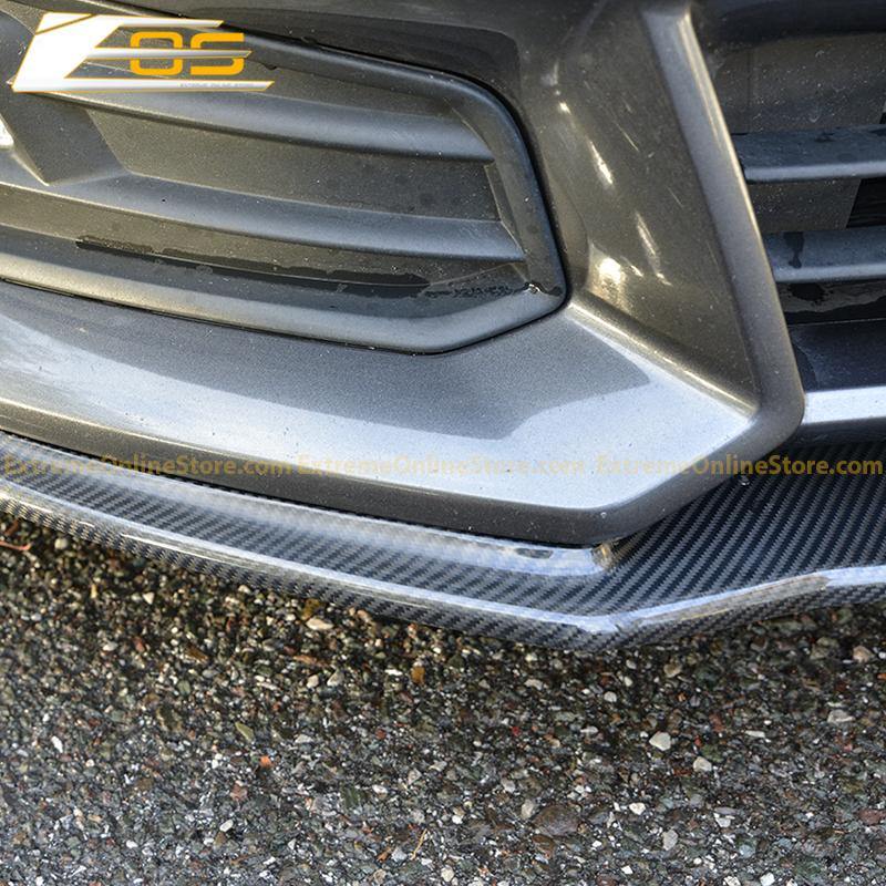 2015-Up Ford Focus ST Carbon Fiber Front Splitter Lip image 8