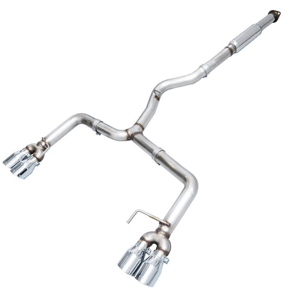AWE Track Edition Exhaust for VA / GV WRX / STI Sedan - Chrome Silver Quad Tips (102mm) image 1