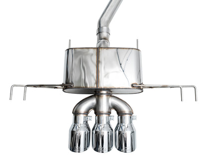 AWE Touring Edition Exhaust for FL5 Civic Type R - Triple Chrome Silver Tips image 29