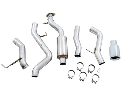 AWE 0FG Catback Exhaust for Ford Bronco with BashGuard™ - Single 5 Chrome Silver Tip image 7