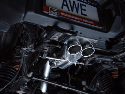AWE SwitchPath Exhaust for Ford Bronco Raptor - Dual BashGuards image 4