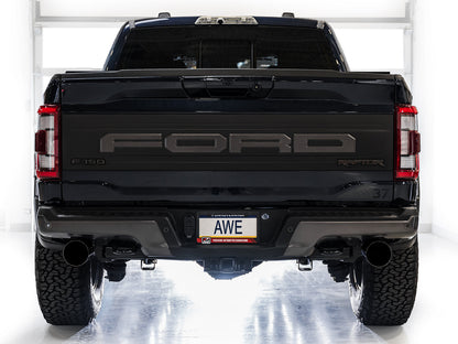 AWE SwitchPath™ Exhaust for Gen 3 Raptor - Diamond Black Tip image 5
