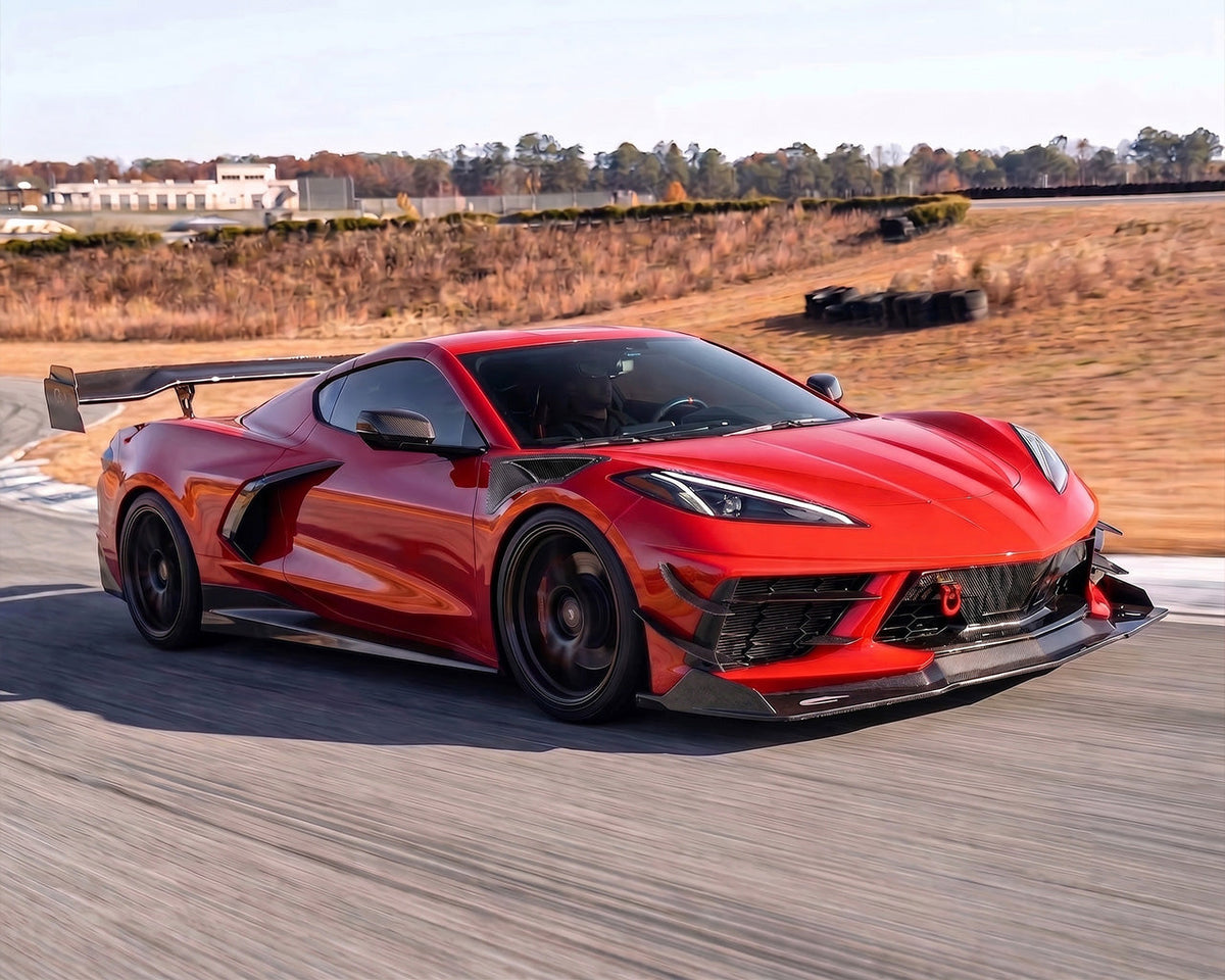 C8 Corvette Carbon Fiber Front Fender Vents image 4