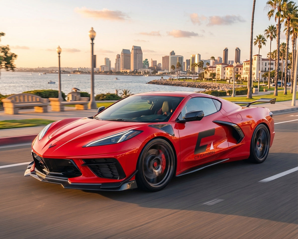 Corvette C8 | Z06 Style Canards for Stingray / Z51 image 3
