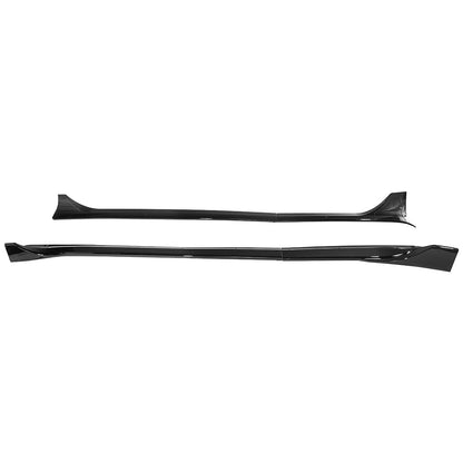 2025-Up Tesla Model YTrack Style Side Skirts Rocker Panel Pair image 2