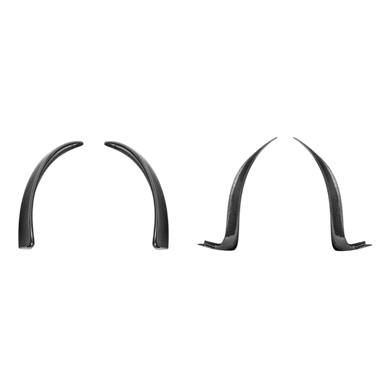 2005-13 Corvette C6 Z06 ZR1 DRY CARBON FIBER Splash Guard Mud Flaps image 2