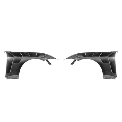2024-Up Ford Mustang S650 GTD Style Carbon Fiber Front Side Vented Fenders image 1