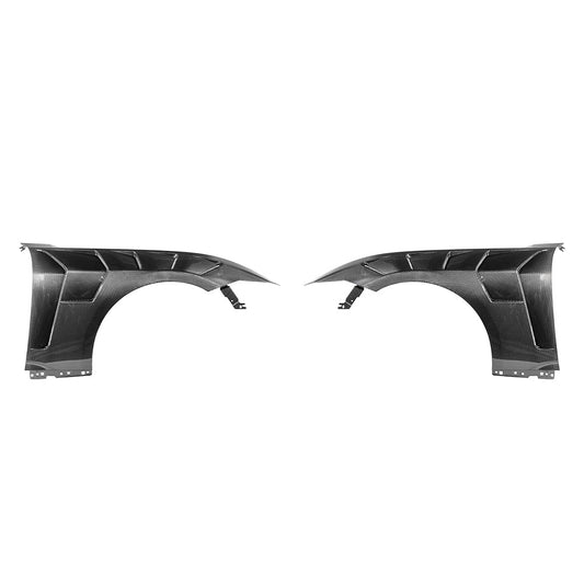 2024-Up Ford Mustang S650 GTD Style Carbon Fiber Front Side Vented Fenders image 1