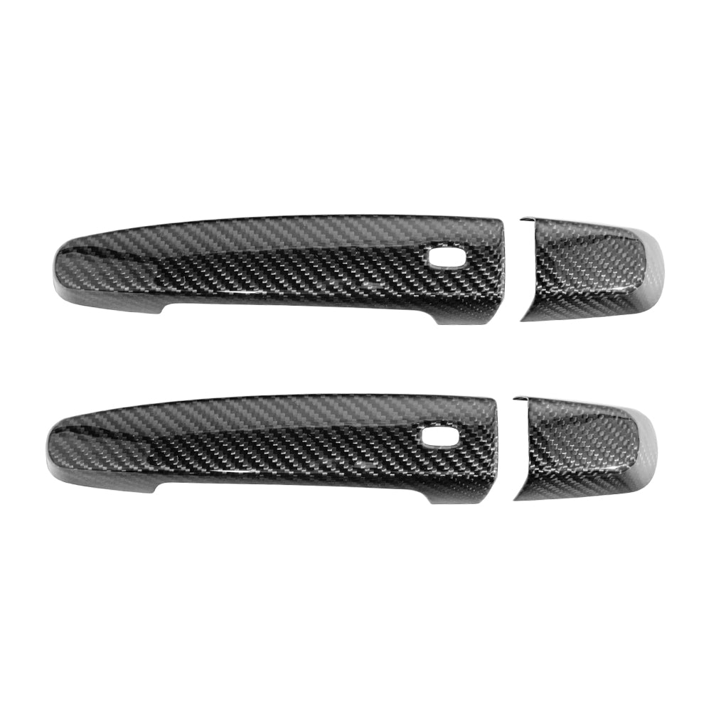 2019-24 Camaro Dry Carbon Fiber Overlay Door Handle Cover image 1