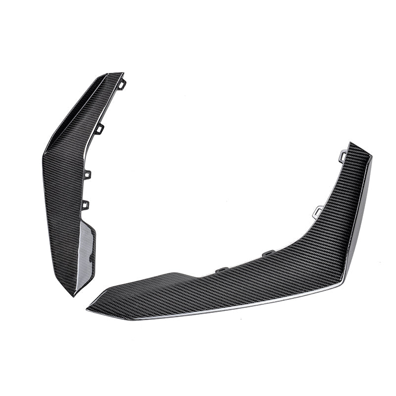 2019-24 Camaro ZL1 1LE Dry Cabon Fiber Front Air Duct Bezels & Canard Dive Planes image 8