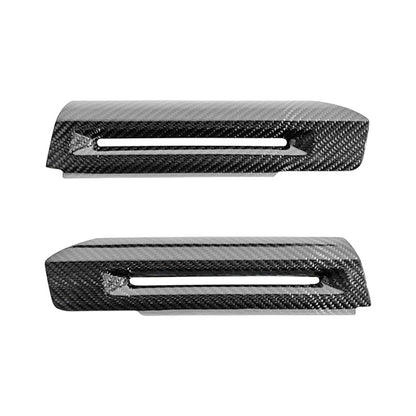 2015-Up Ford Mustang DRY CARBON FIBER Side Door Armrest Panel Trim Cover image 1
