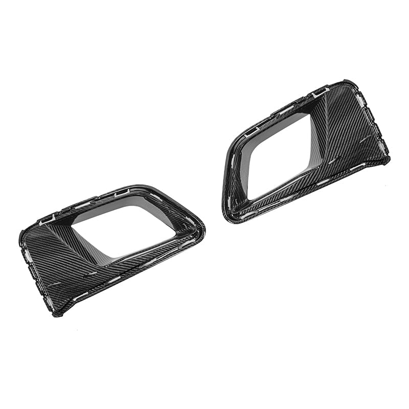 2019-24 Camaro ZL1 1LE Dry Cabon Fiber Front Air Duct Bezels & Canard Dive Planes image 14