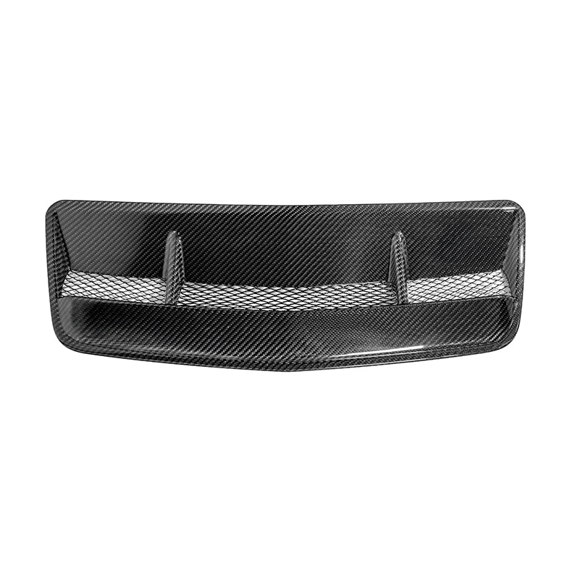 2024-Up Ford Mustang EOS Performance Dry CARbon Fiber Front Hood Vent Insert Cover image 1
